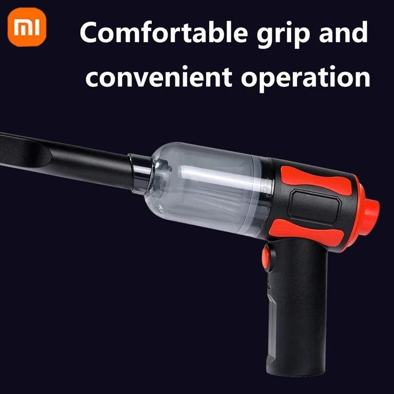 Cordless Handheld Car Vacuum Cleaner – High-Power Wet/Dry 5-in-1 Portable Auto Cleaner with Blower & Attachments