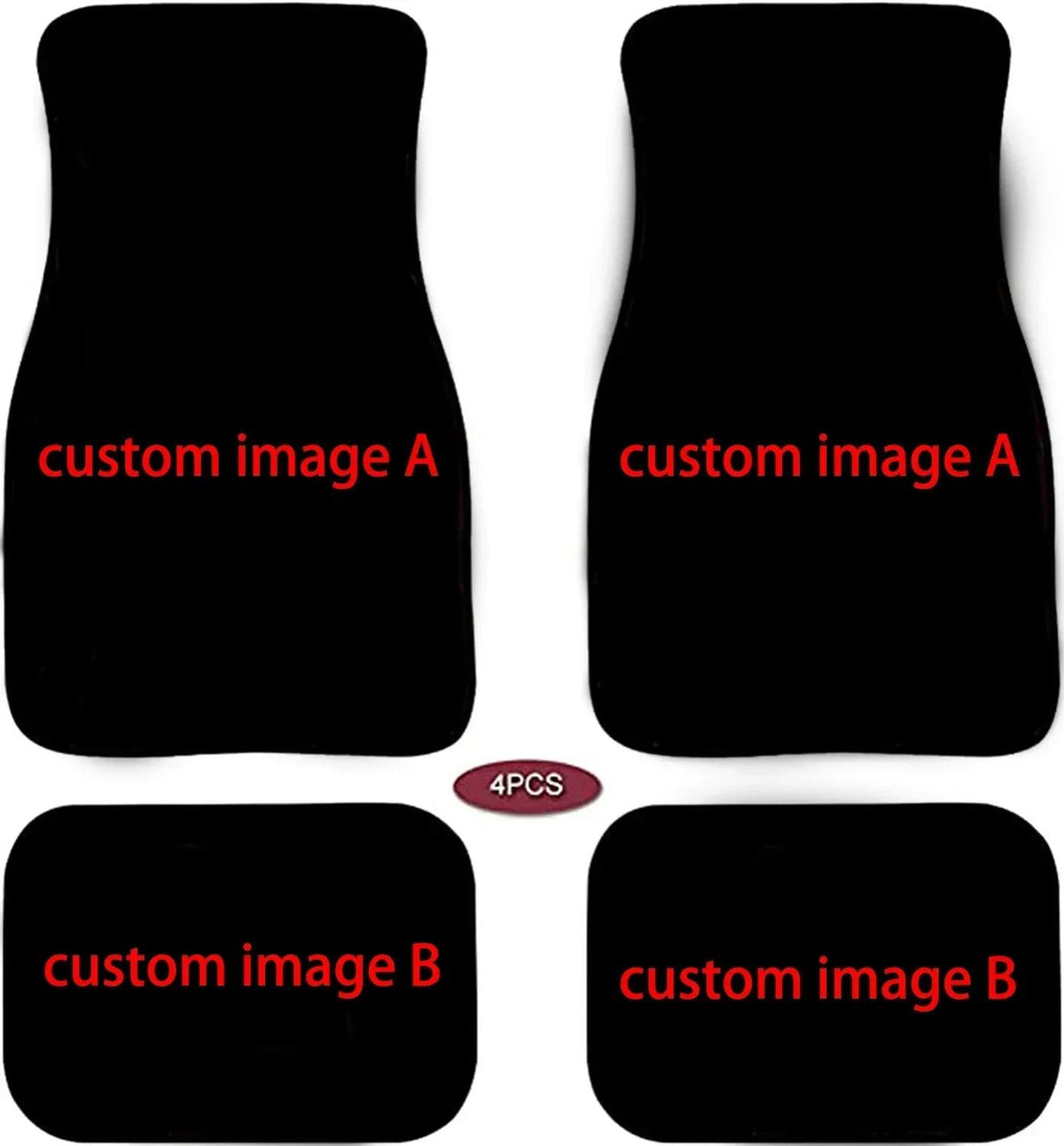 Great Wave Off Kanagawa 4-Piece All-Weather Car Floor Mats - Universal Fit for SUVs, Sedans, Trucks