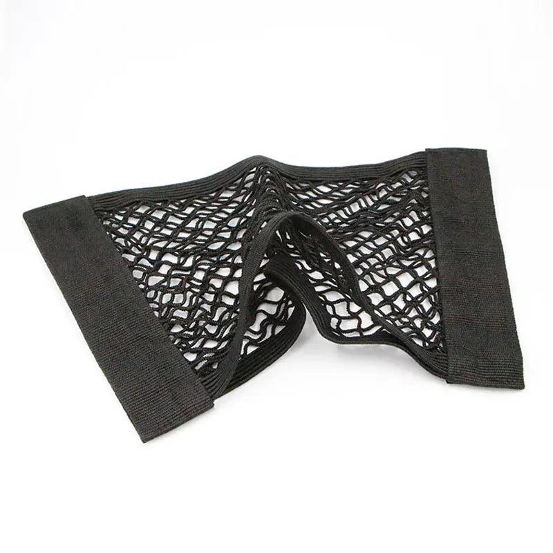 Car Trunk Storage Mesh Net Bag 40×20 cm (15.7×7.9 in) Adhesive Elastic Organizer Pocket — Universal Fit