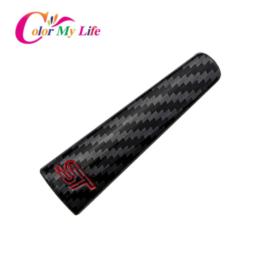 ST-Style Handbrake Trim Sticker – ABS Interior Sequin Handbrake Cover, Car Handbrake Trim Accent