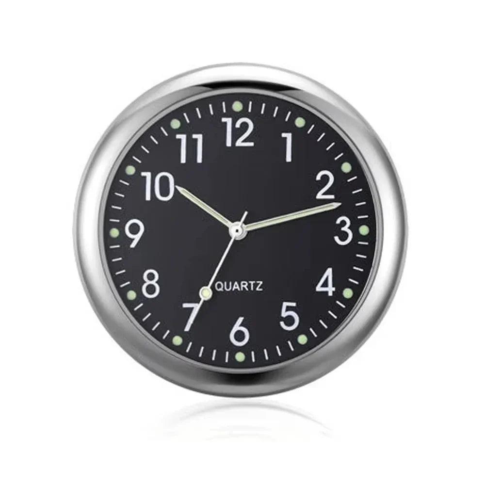 Luminous Mini Car Clock Stick-On Digital Dashboard Quartz Timepiece - 1.6 in (4 cm)