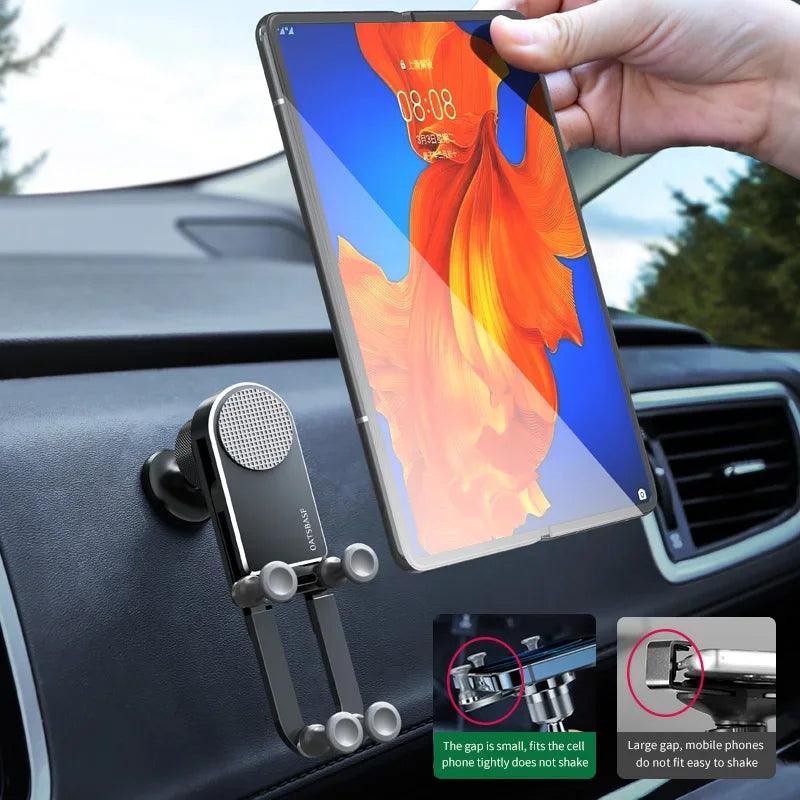 Universal Vent Gravity Car Phone Mount – One-Handed Holder for Foldable & 4.7–6.7 in (12–17 cm) Smartphones