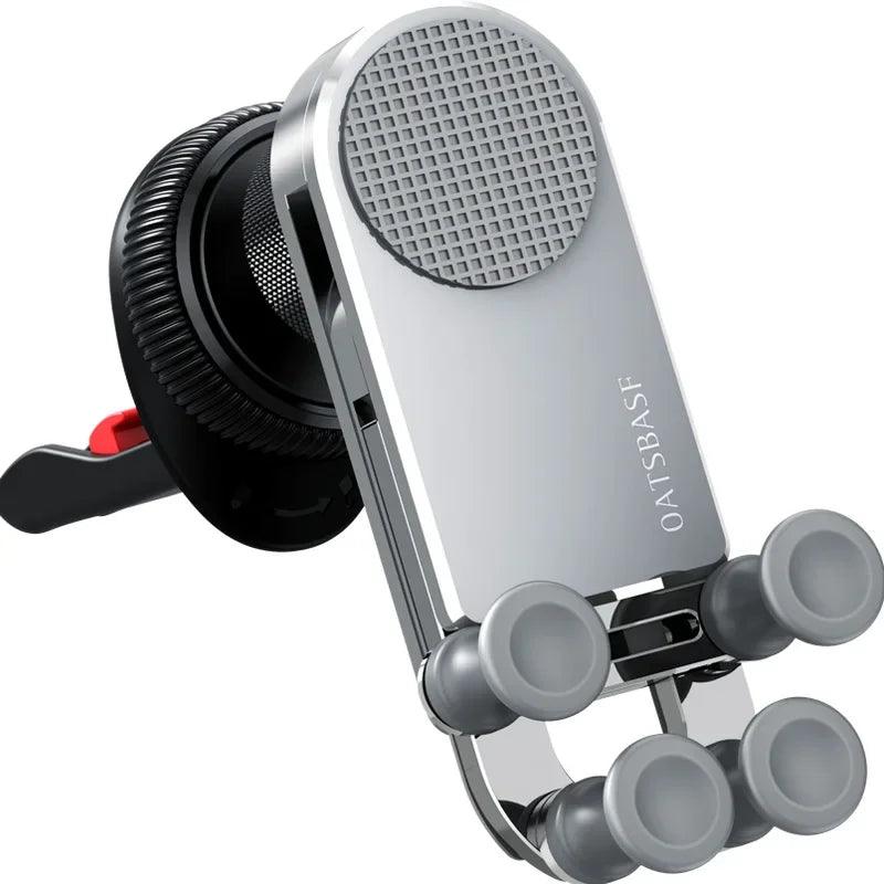 Universal Vent Gravity Car Phone Mount – One-Handed Holder for Foldable & 4.7–6.7 in (12–17 cm) Smartphones
