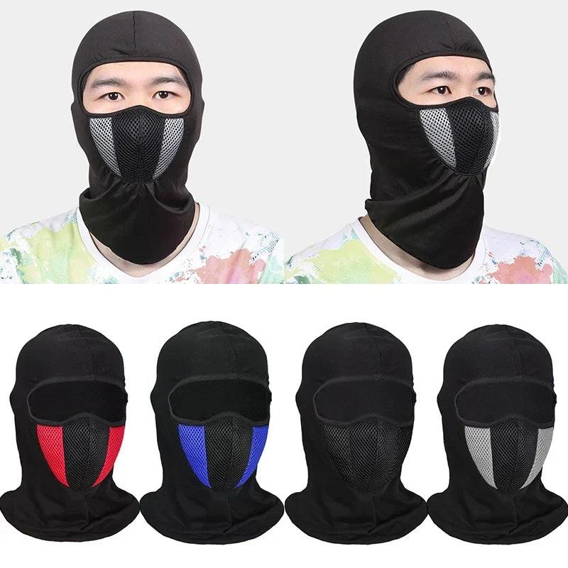 Breathable Motorcycle Balaclava Full-Face Mask Motocross Motorbike Riding Hood & Neck Gaiter