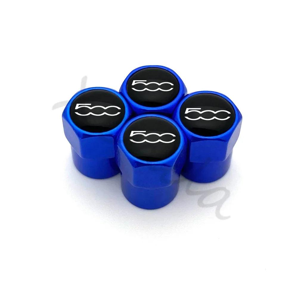 4-Pack Aluminum Alloy Tire Valve Stem Caps – Airtight Dustproof Wheel Valve Covers