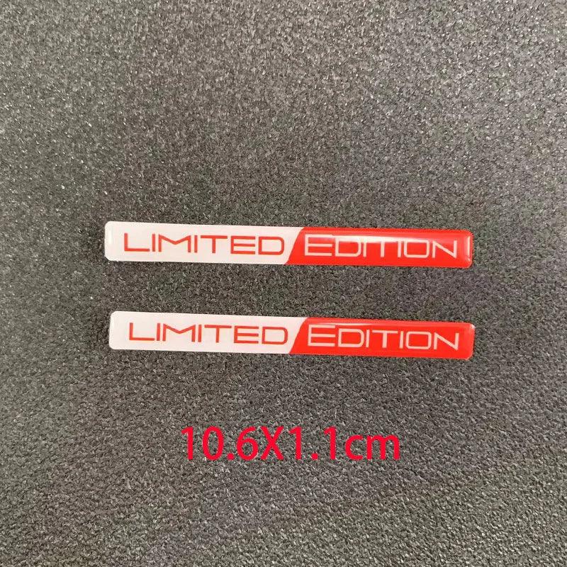 3D Aluminum Emblem Badge Sticker Decal for Car & Motorcycle - Self-Adhesive Automotive Emblem