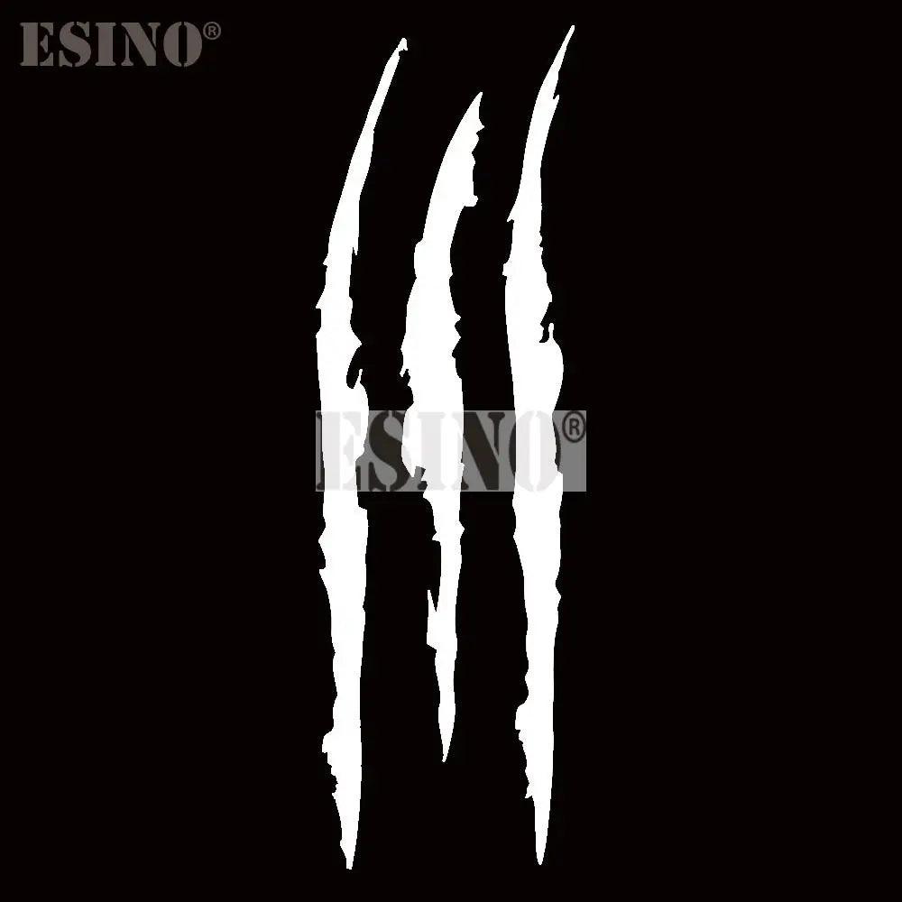 Ghost Claw Car Decal Vinyl Sticker - Claw Scratch Headlight & Body Stripe Graphic, PVC, Multiple Sizes (22 x 6.5 to 120 x 35.5 cm / 8.7 x 2.6 to 47.2 x 14 in)