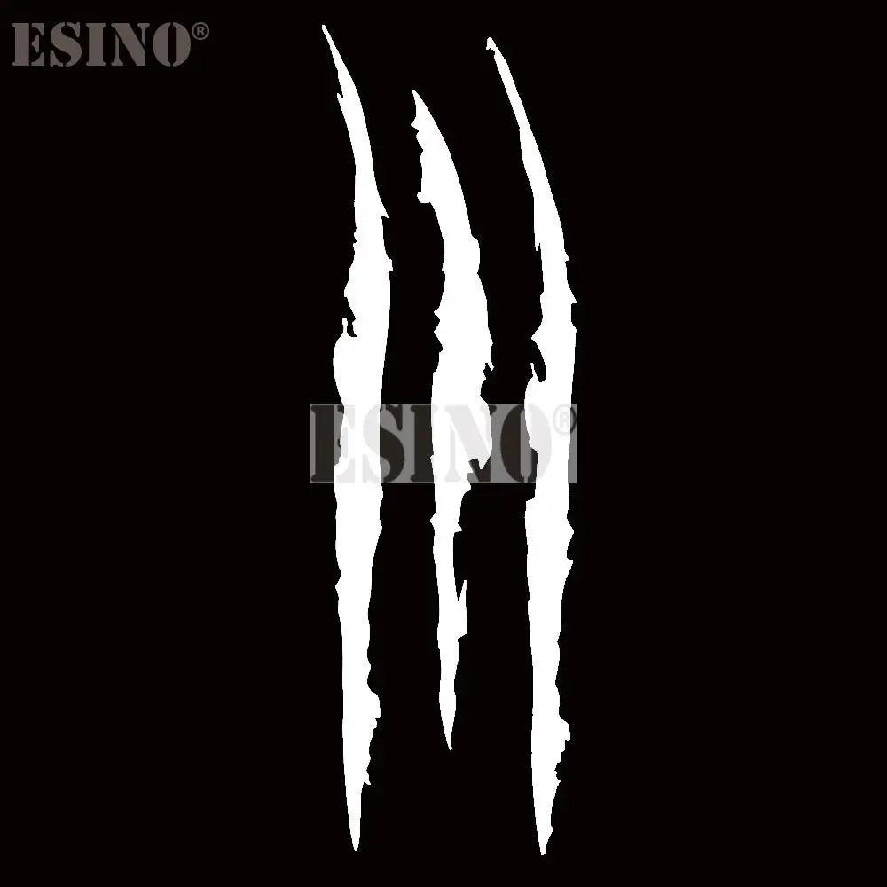 Ghost Claw Car Decal Vinyl Sticker - Claw Scratch Headlight & Body Stripe Graphic, PVC, Multiple Sizes (22 x 6.5 to 120 x 35.5 cm / 8.7 x 2.6 to 47.2 x 14 in)