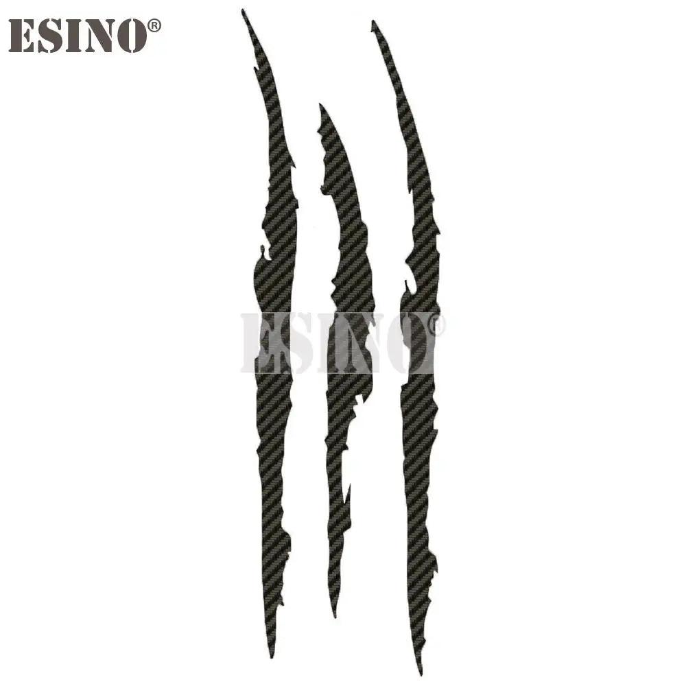 Ghost Claw Car Decal Vinyl Sticker - Claw Scratch Headlight & Body Stripe Graphic, PVC, Multiple Sizes (22 x 6.5 to 120 x 35.5 cm / 8.7 x 2.6 to 47.2 x 14 in)