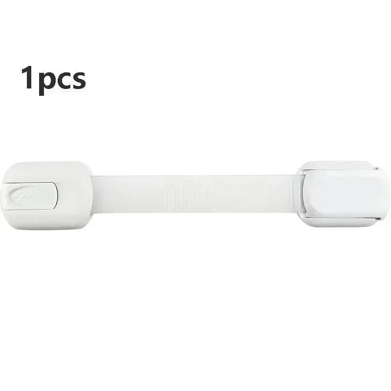 Baby Safety Cabinet Locks – Adhesive Childproof Drawer & Door Latches, Secure Strap Locks for Cabinets & Drawers