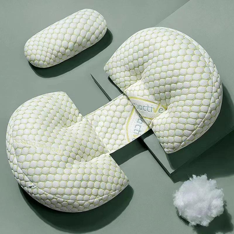 Maternity Pillow 65 x 50 cm (25.6 x 19.7 in) Cotton Pregnancy Waist & Abdominal Support Pillow