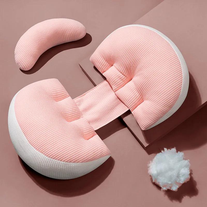 Maternity Pillow 65 x 50 cm (25.6 x 19.7 in) Cotton Pregnancy Waist & Abdominal Support Pillow