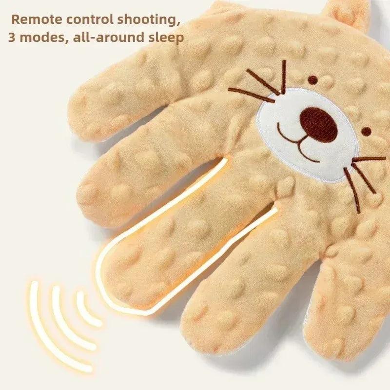 Baby Sleep Aid Palm Pillow with Remote — Soothing Plush for Newborns & Toddlers