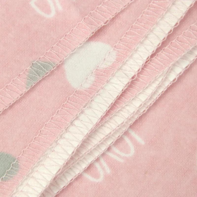 4-Pack 100% Cotton Receiving Baby Blankets 30 x 30 in (76 x 76 cm) Supersoft Newborn Swaddle