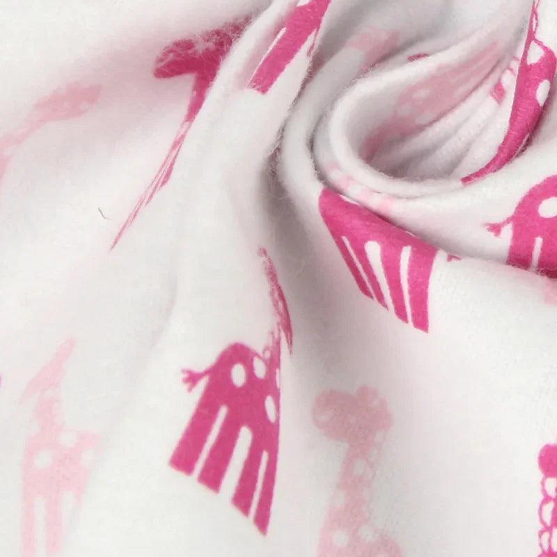 4-Pack 100% Cotton Receiving Baby Blankets 30 x 30 in (76 x 76 cm) Supersoft Newborn Swaddle