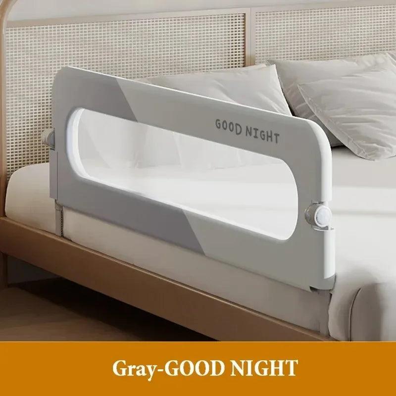 Foldable Baby Bed Rail Guard – Breathable Mesh Safety Barrier to Prevent Falls – Fits 1.2–2.0 m (47–79 in)