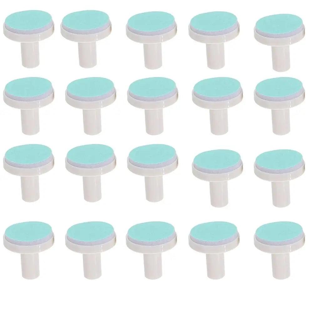 20-Pack Baby Nail File Replacement Pads for Electric Nail Trimmers, Grinding Heads for Newborns Infants Toddlers