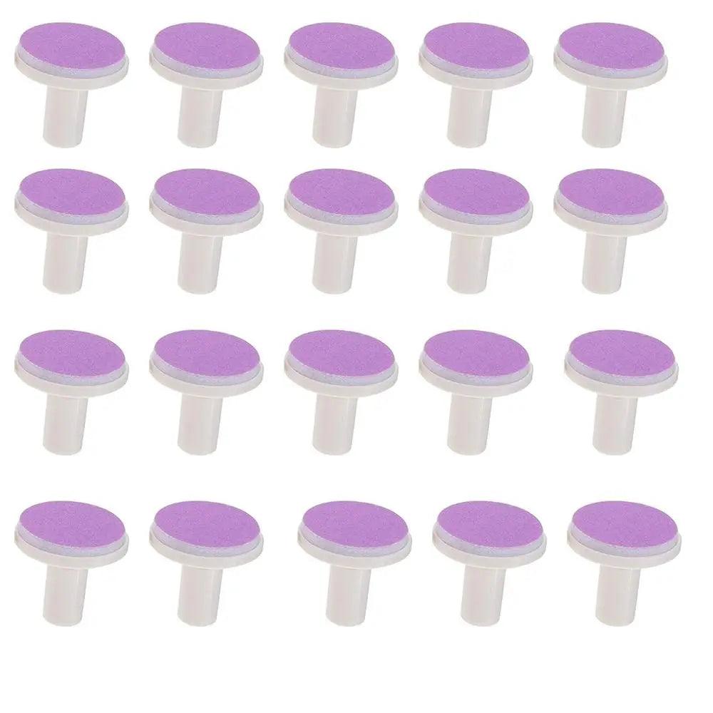 20-Pack Baby Nail File Replacement Pads for Electric Nail Trimmers, Grinding Heads for Newborns Infants Toddlers