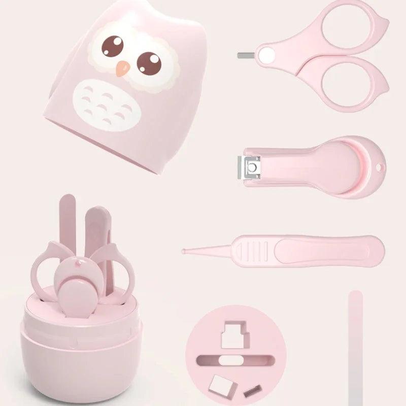 Newborn & Infant Baby Nail Care Kit, Safety Nail Scissors Trimmer Tweezers with Storage Box
