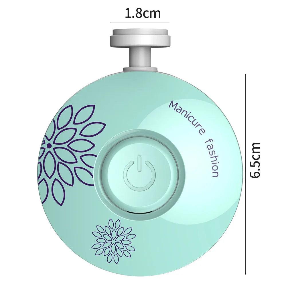 Electric Baby Nail Trimmer Kit for Newborns & Infants, Nail Clipper and Polisher Manicure Set