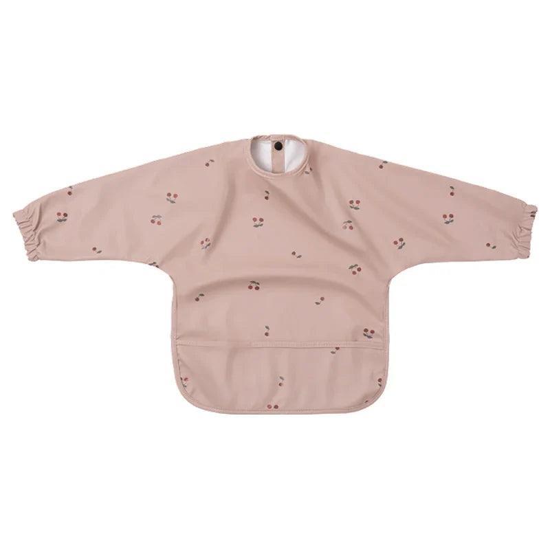Waterproof Long Sleeve Baby Feeding Bib with Pocket — Toddler Art Smock & Burp Cloth, Unisex (1-3 Years)