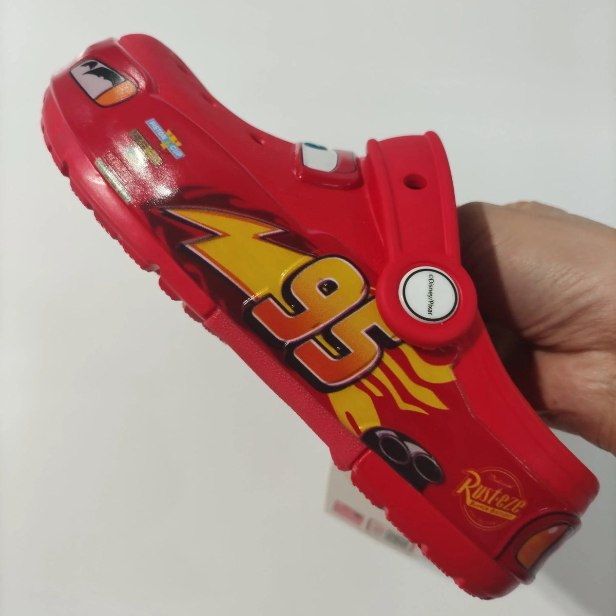 Lightning McQueen LED Light-Up Kids Slippers Car Sandals for Boys & Girls Breathable EVA Beach Slides