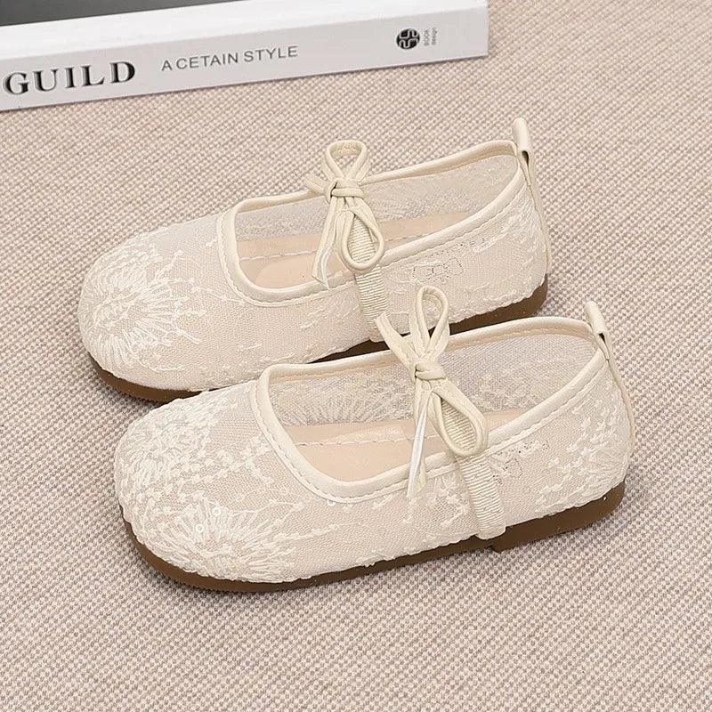 Girls Breathable Soft Sole Sandals Non-Slip Comfortable Casual Princess Flats