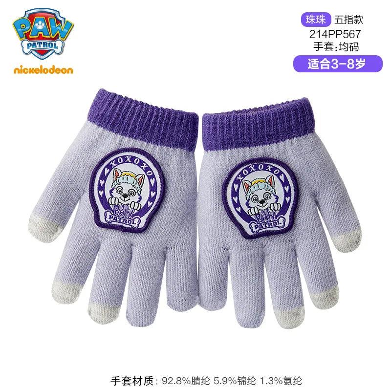 Kids Winter Plush Cartoon Mittens - Warm Gloves for Children Ages 2–6