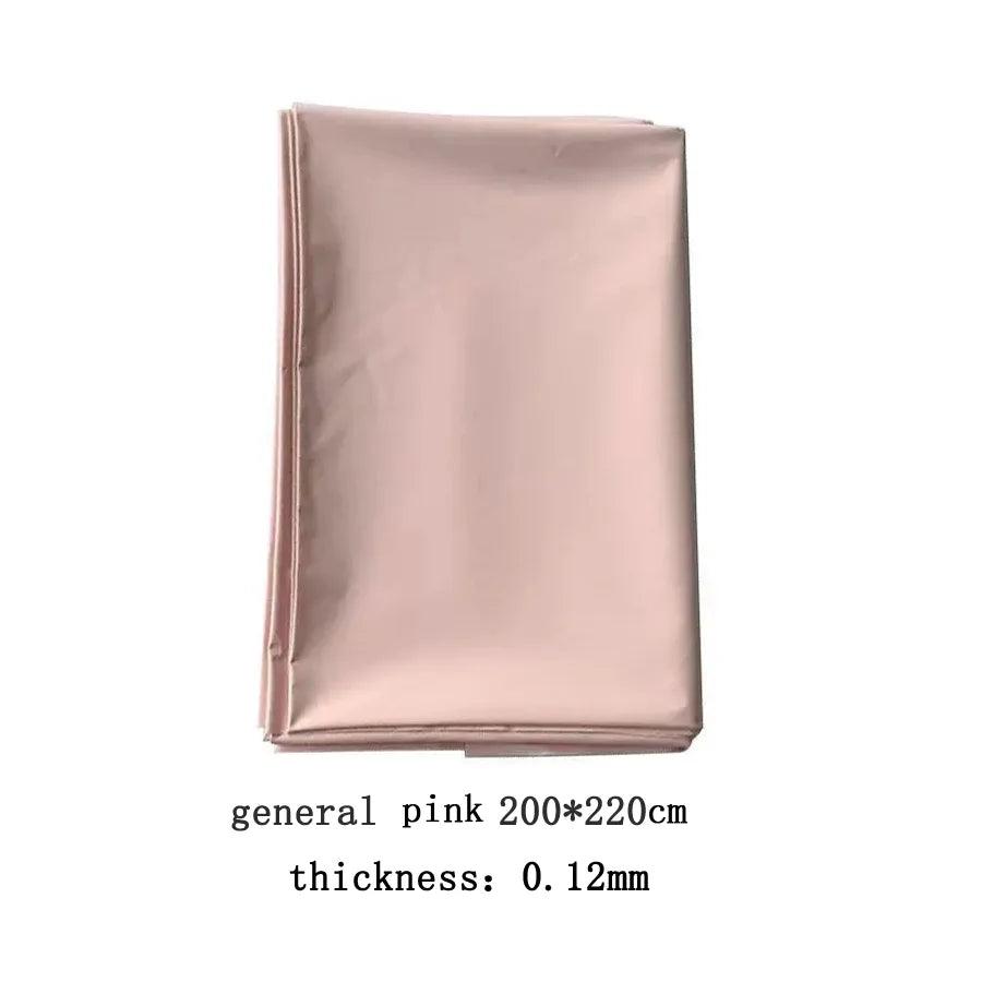 Waterproof PVC Bed Sheet Coverlet – Oil & Spa Protector Flat Sheet for Couples, Fits 1.2/1.5/1.8–2.0m Beds (220×130/160/200 cm) – 3 Colors