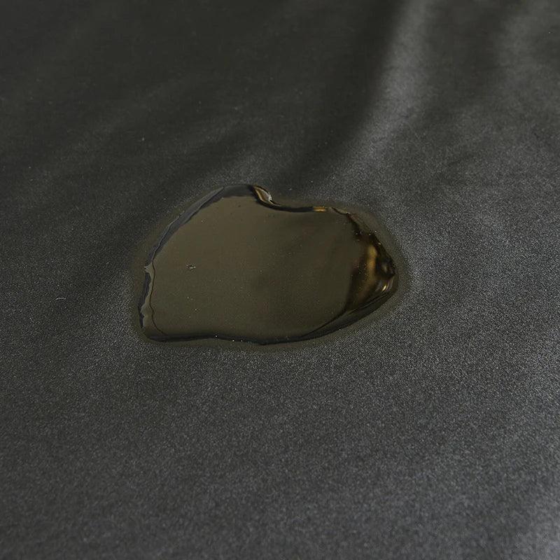Waterproof Fitted Mattress Sheet with Elastic Band – Anti-Slip Polyester, Fits 20–30 cm (8–12 in) Mattresses, Multiple Sizes, Black/Gold/White