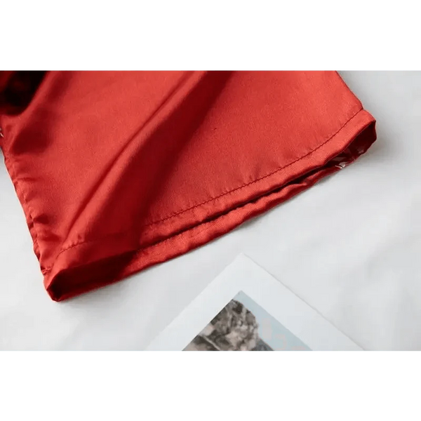 Fashion Blue Floral Bird Print Stylish Bathrobes Modern Comfortable Design Silk Soft Sleepwear For Women