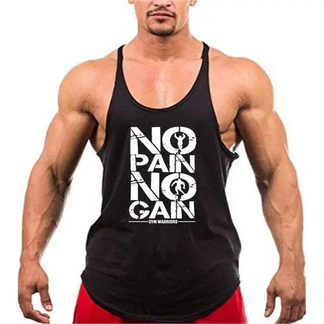 Fashion Bodybuilding Cotton Gym Sleeveless Shirt Men Fitness Vest Modern Singlet Sportswear Workout Tank Top Gym Mens Back Tank Top Vest Muscle Fashion Stringer Clothing Bodybuilding Singlets Fitness Workout Sleeveless Sports Shirt