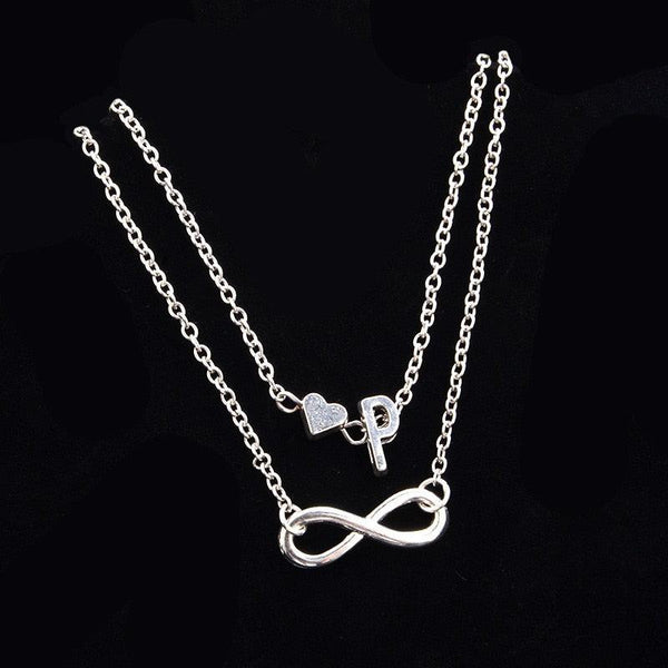 Fashion Bracelets Silver Color Geometric Infinity Symbol Letters Sterling Silver Adjustable Mother's Day Jewelry Gift Birthday Valentine’s Day Gifts For Women Mom Wife Girls