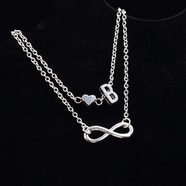 Fashion Bracelets Silver Color Geometric Infinity Symbol Letters Sterling Silver Adjustable Mother's Day Jewelry Gift Birthday Valentine’s Day Gifts For Women Mom Wife Girls