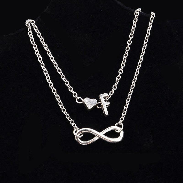 Fashion Bracelets Silver Color Geometric Infinity Symbol Letters Sterling Silver Adjustable Mother's Day Jewelry Gift Birthday Valentine’s Day Gifts For Women Mom Wife Girls
