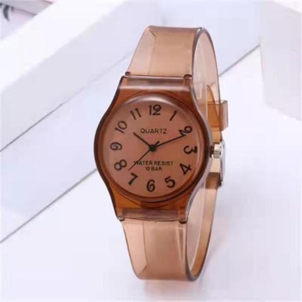 Fashion Casual Environmental Friendly Silicone Childrens Quartz Fashion Watches Retro Classic Analog Time Teacher Young Girls Teen Wrist Watch With Colorful Silicone Band For Valentine’s Day