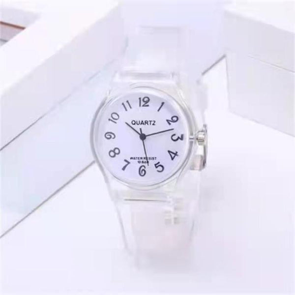 Fashion Casual Environmental Friendly Silicone Childrens Quartz Fashion Watches Retro Classic Analog Time Teacher Young Girls Teen Wrist Watch With Colorful Silicone Band For Valentine’s Day