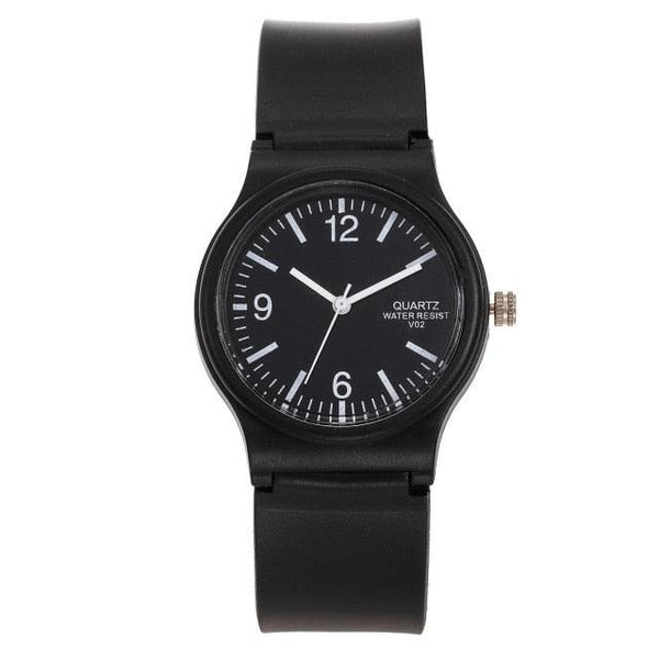 Fashion Casual Environmental Friendly Silicone Childrens Quartz Fashion Watches Retro Classic Analog Time Teacher Young Girls Teen Wrist Watch With Colorful Silicone Band For Valentine’s Day