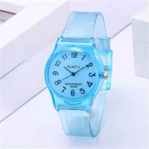 Fashion Casual Environmental Friendly Silicone Childrens Quartz Fashion Watches Retro Classic Analog Time Teacher Young Girls Teen Wrist Watch With Colorful Silicone Band For Valentine’s Day