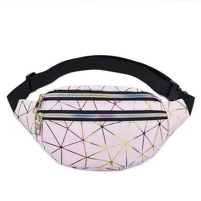 Fashion Holographic Women Waist Bags Modern Fanny Pack Adjustable Belt Bag Excellent Design Waist Packs Chest Phone Pouch