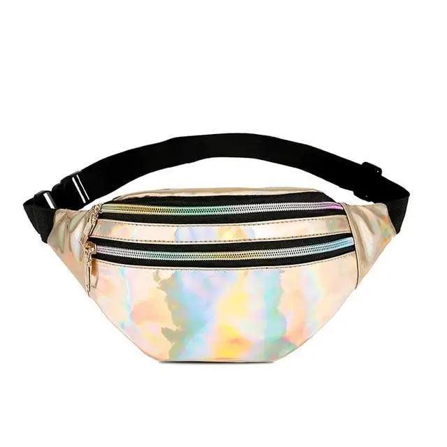 Fashion Holographic Women Waist Bags Modern Fanny Pack Adjustable Belt Bag Excellent Design Waist Packs Chest Phone Pouch