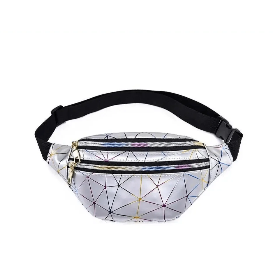Fashion Holographic Women Waist Bags Modern Fanny Pack Adjustable Belt Bag Excellent Design Waist Packs Chest Phone Pouch