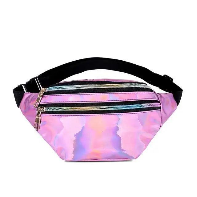 Fashion Holographic Women Waist Bags Modern Fanny Pack Adjustable Belt Bag Excellent Design Waist Packs Chest Phone Pouch