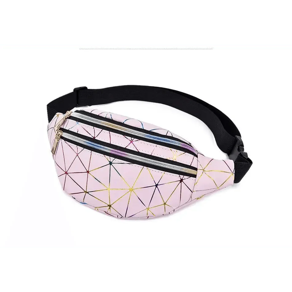 Fashion Holographic Women Waist Bags Modern Fanny Pack Adjustable Belt Bag Excellent Design Waist Packs Chest Phone Pouch