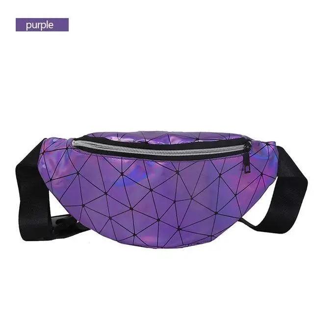 Fashion Holographic Women Waist Bags Modern Fanny Pack Adjustable Belt Bag Excellent Design Waist Packs Chest Phone Pouch