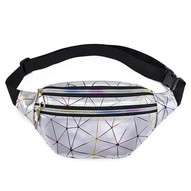 Fashion Holographic Women Waist Bags Modern Fanny Pack Adjustable Belt Bag Excellent Design Waist Packs Chest Phone Pouch
