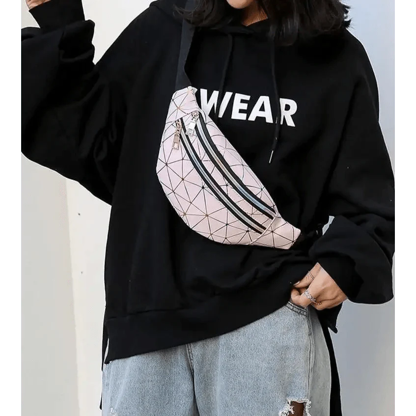 Fashion Holographic Women Waist Bags Modern Fanny Pack Adjustable Belt Bag Excellent Design Waist Packs Chest Phone Pouch