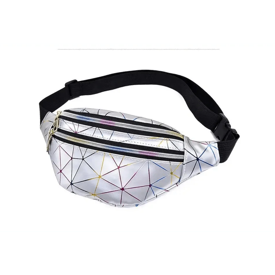 Fashion Holographic Women Waist Bags Modern Fanny Pack Adjustable Belt Bag Excellent Design Waist Packs Chest Phone Pouch