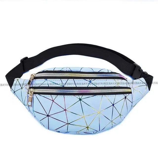 Fashion Holographic Women Waist Bags Modern Fanny Pack Adjustable Belt Bag Excellent Design Waist Packs Chest Phone Pouch