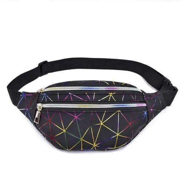 Fashion Holographic Women Waist Bags Modern Fanny Pack Adjustable Belt Bag Excellent Design Waist Packs Chest Phone Pouch